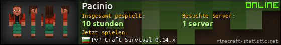 Benutzerleisten 560x90 für Pacinio