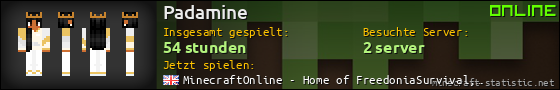 Benutzerleisten 560x90 für Padamine