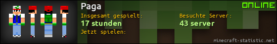 Benutzerleisten 560x90 für Paga