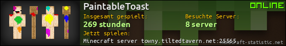 Benutzerleisten 560x90 für PaintableToast