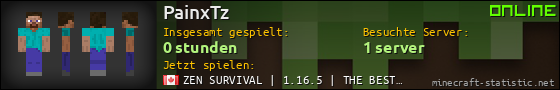 Benutzerleisten 560x90 für PainxTz