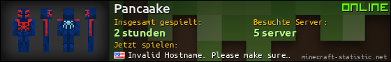 Benutzerleisten 560x90 für Pancaake