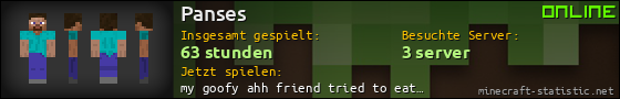 Benutzerleisten 560x90 für Panses