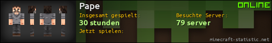 Benutzerleisten 560x90 für Pape
