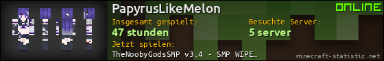 Benutzerleisten 560x90 für PapyrusLikeMelon