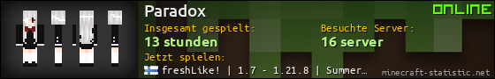 Benutzerleisten 560x90 für Paradox