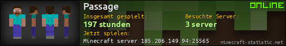 Benutzerleisten 560x90 für Passage