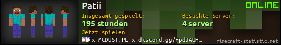 Benutzerleisten 560x90 für Patii