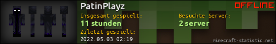 Benutzerleisten 560x90 für PatinPlayz