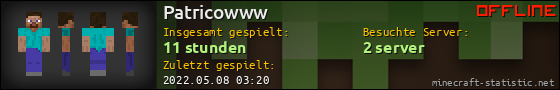 Benutzerleisten 560x90 für Patricowww