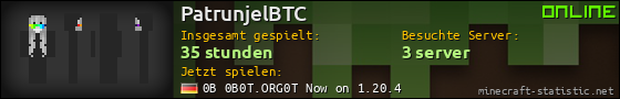 Benutzerleisten 560x90 für PatrunjelBTC