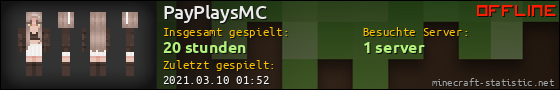 Benutzerleisten 560x90 für PayPlaysMC