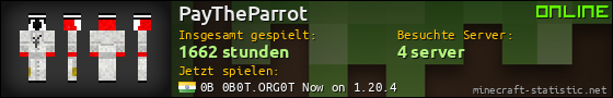 Benutzerleisten 560x90 für PayTheParrot