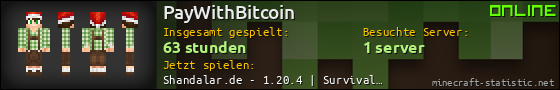 Benutzerleisten 560x90 für PayWithBitcoin