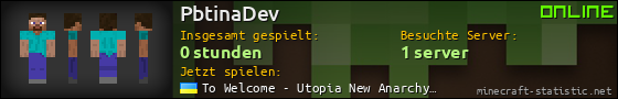 Benutzerleisten 560x90 für PbtinaDev