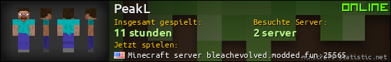 Benutzerleisten 560x90 für PeakL