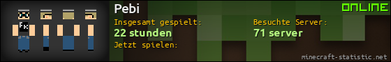 Benutzerleisten 560x90 für Pebi