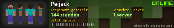 Benutzerleisten 560x90 für Peijack
