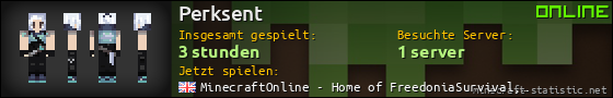 Benutzerleisten 560x90 für Perksent