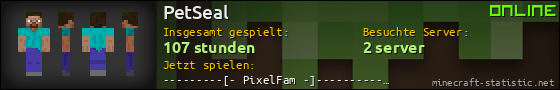Benutzerleisten 560x90 für PetSeal
