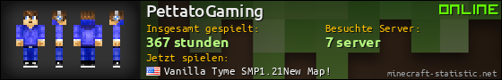 Benutzerleisten 560x90 für PettatoGaming