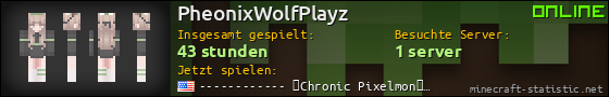 Benutzerleisten 560x90 für PheonixWolfPlayz