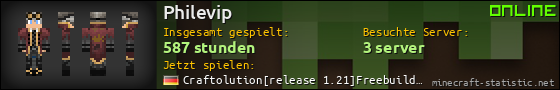 Benutzerleisten 560x90 für Philevip