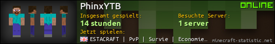 Benutzerleisten 560x90 für PhinxYTB