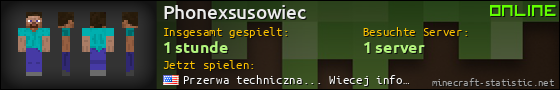 Benutzerleisten 560x90 für Phonexsusowiec