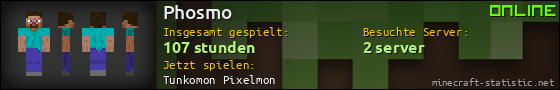 Benutzerleisten 560x90 für Phosmo