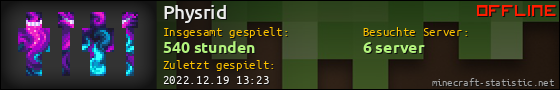 Benutzerleisten 560x90 für Physrid