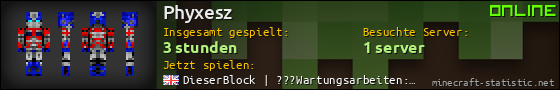 Benutzerleisten 560x90 für Phyxesz