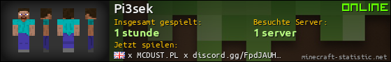 Benutzerleisten 560x90 für Pi3sek