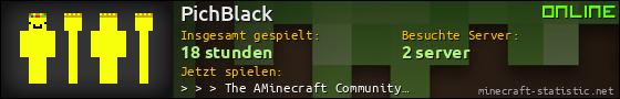Benutzerleisten 560x90 für PichBlack