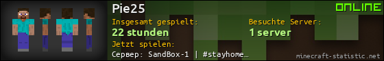 Benutzerleisten 560x90 für Pie25