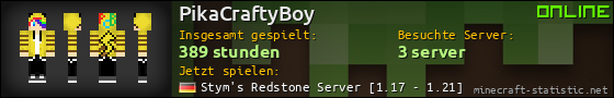 Benutzerleisten 560x90 für PikaCraftyBoy