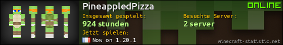 Benutzerleisten 560x90 für PineappledPizza