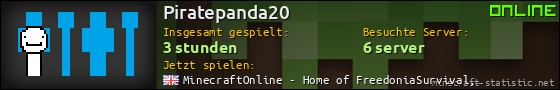 Benutzerleisten 560x90 für Piratepanda20