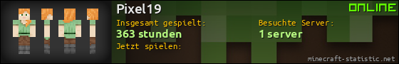 Benutzerleisten 560x90 für Pixel19