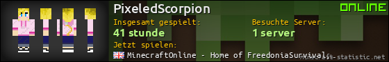 Benutzerleisten 560x90 für PixeledScorpion