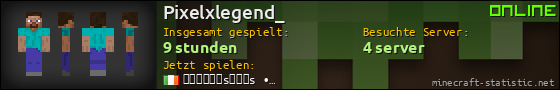 Benutzerleisten 560x90 für Pixelxlegend_