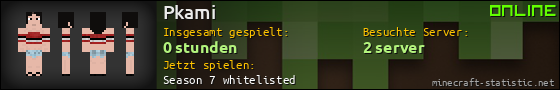 Benutzerleisten 560x90 für Pkami