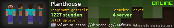 Benutzerleisten 560x90 für Planthouse