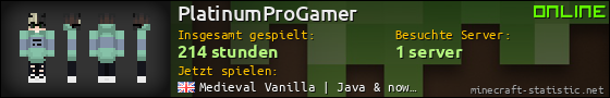 Benutzerleisten 560x90 für PlatinumProGamer