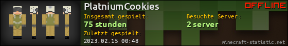 Benutzerleisten 560x90 für PlatniumCookies