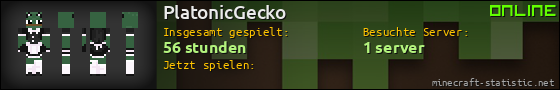 Benutzerleisten 560x90 für PlatonicGecko