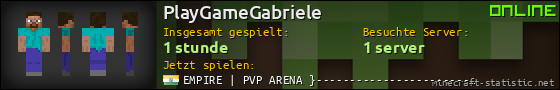 Benutzerleisten 560x90 für PlayGameGabriele