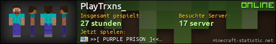 Benutzerleisten 560x90 für PlayTrxns_