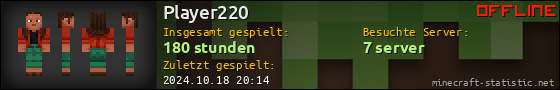 Benutzerleisten 560x90 für Player220