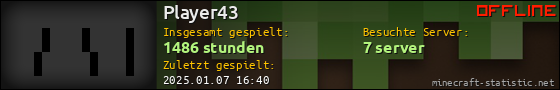Benutzerleisten 560x90 für Player43